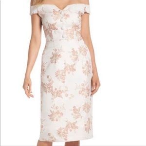 Gal Meets Glam Ethel embroidered dress